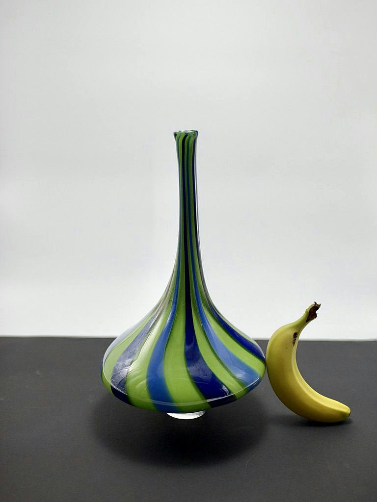 Djinn Bottle in Seed Green and Blues