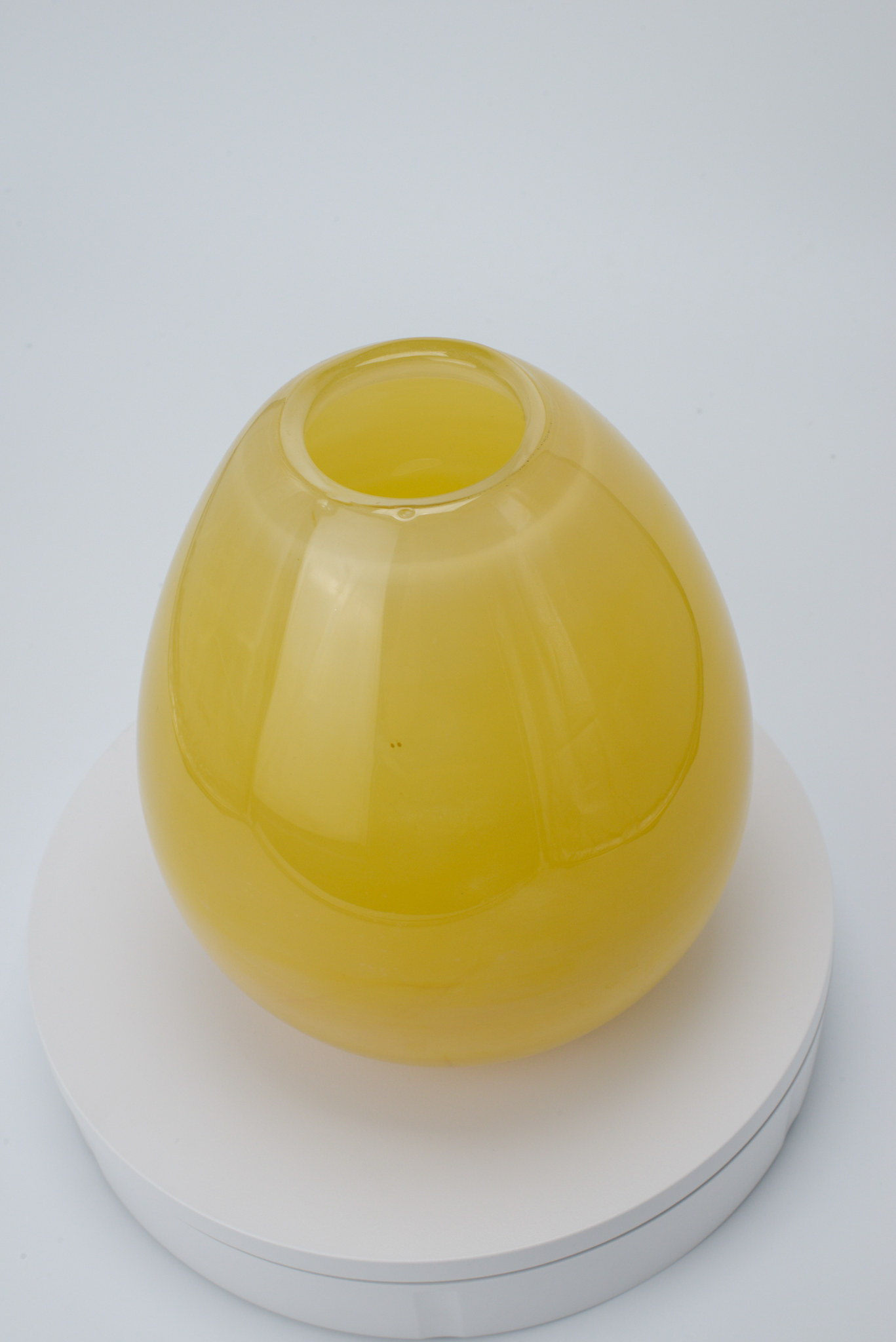 Metallic Ellipsoid in Yellow