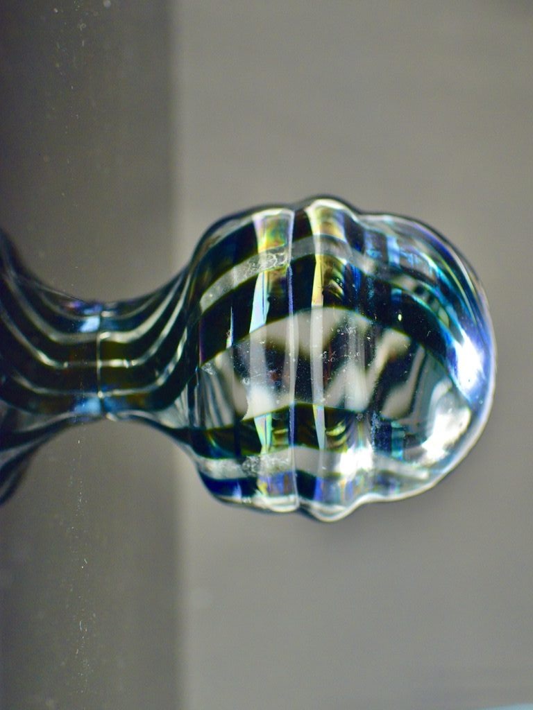 Rotated Profile in Metallic Blue
