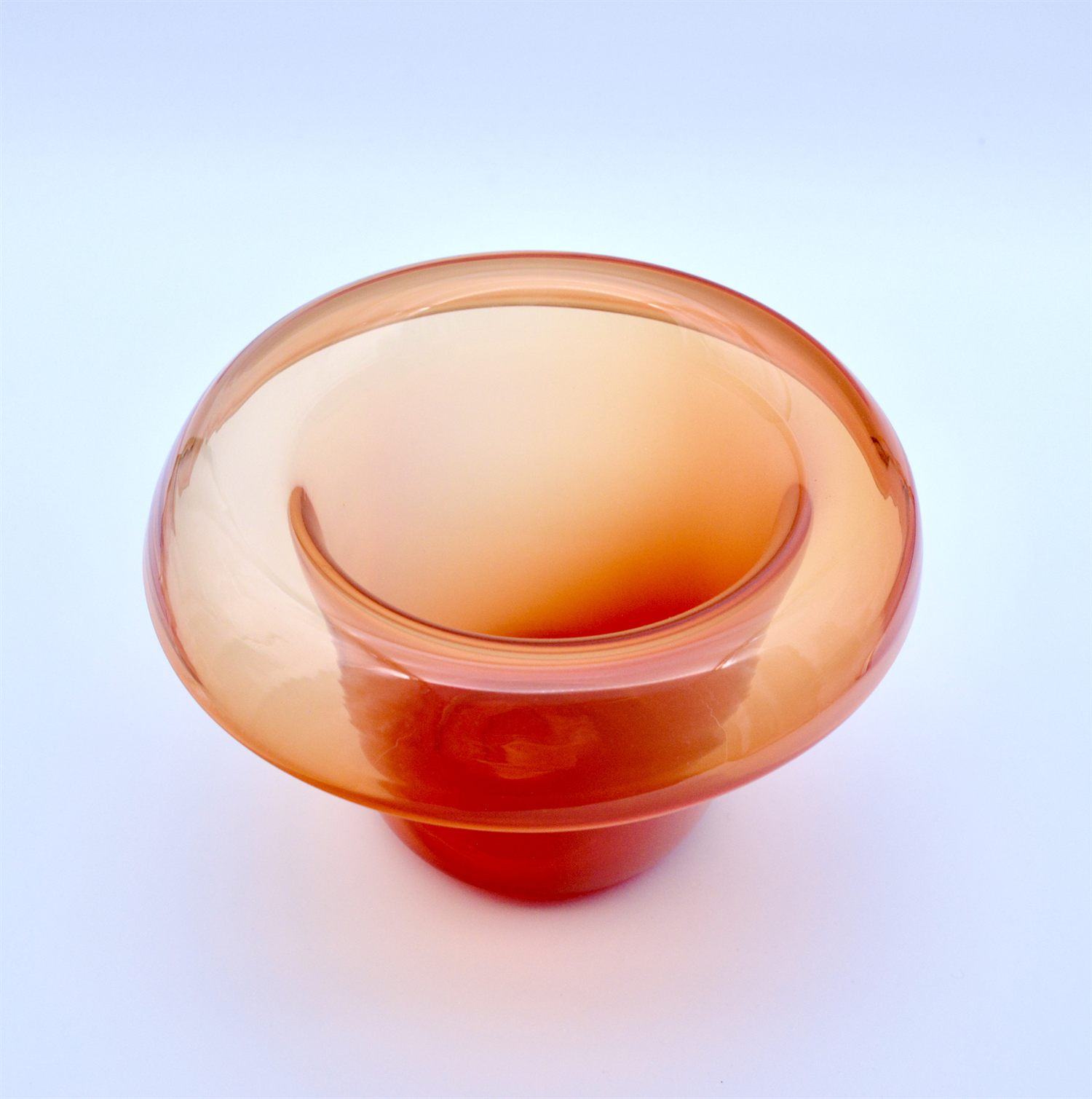 Vase in Translucent Red