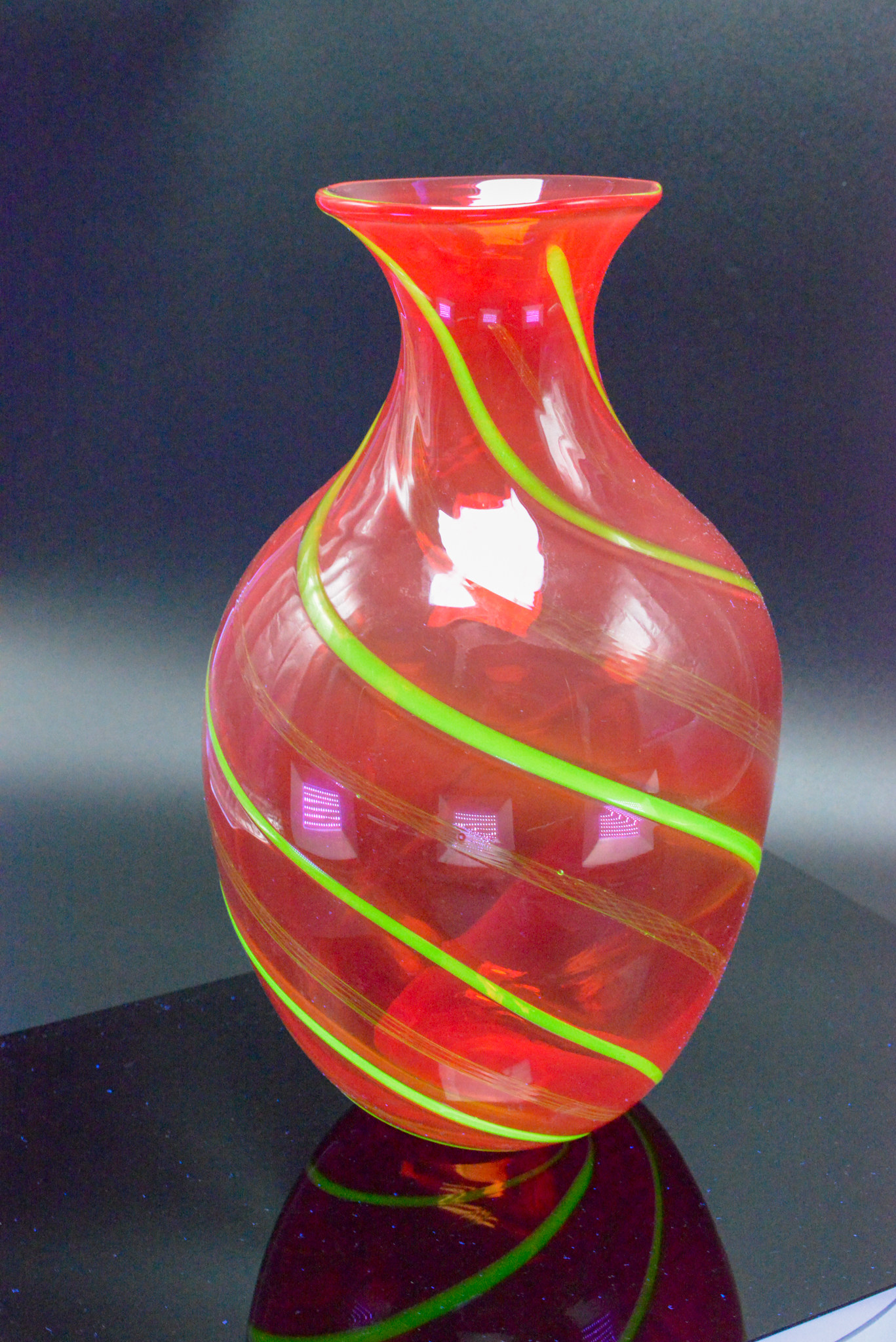 Vase in Red and Uranium
